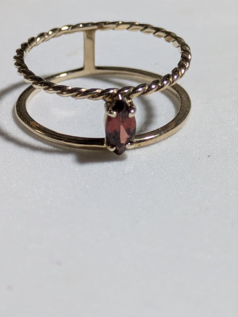 ル*ナ様 k10ガーネット　9号リング