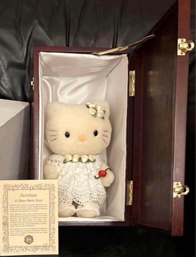 激レア☆ハローキティ☆ハーマン社コラボぬいぐるみ☆500体限定☆1999年 新品