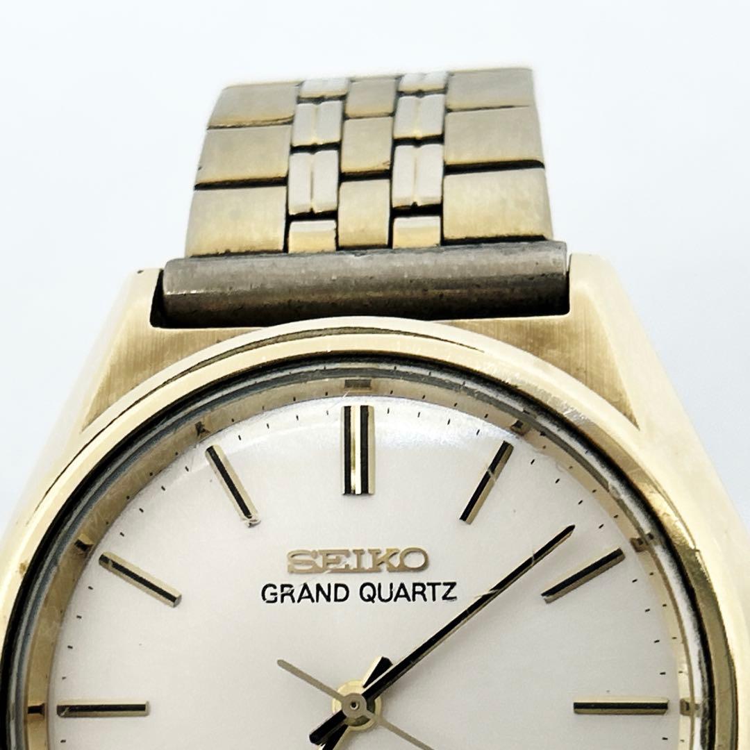 セイコー 腕時計 グランドクオーツ キャップゴールド ヴィンテージ SEIKO