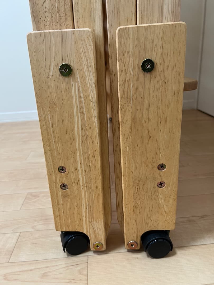 折りたたみ　すのこ　ベッド　中居木工　シングル　ハイタイプ