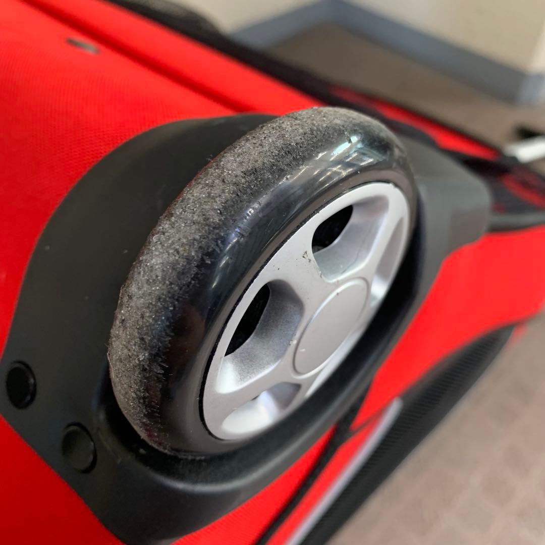 PAWS カート式キャリーバッグ　レッド