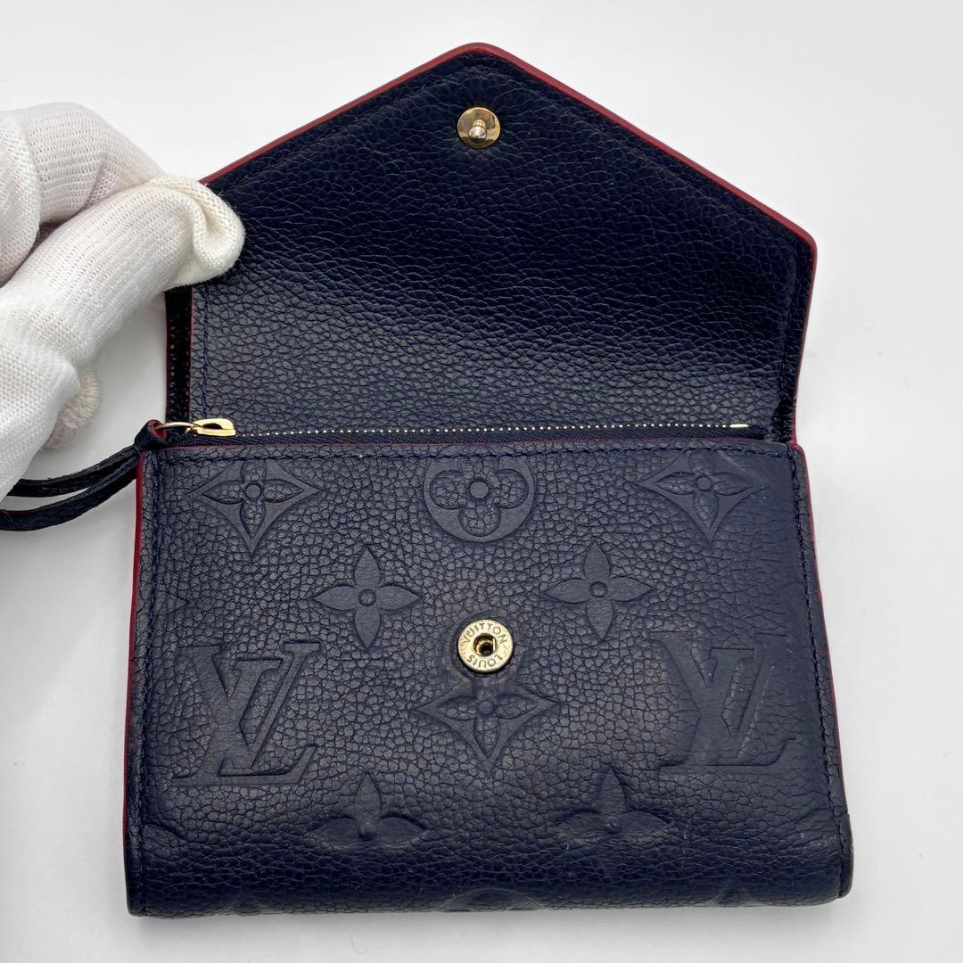 ルイヴィトン ポルトフォイユ・ヴィクトリーヌ　モノグラム マリーヌルージュ