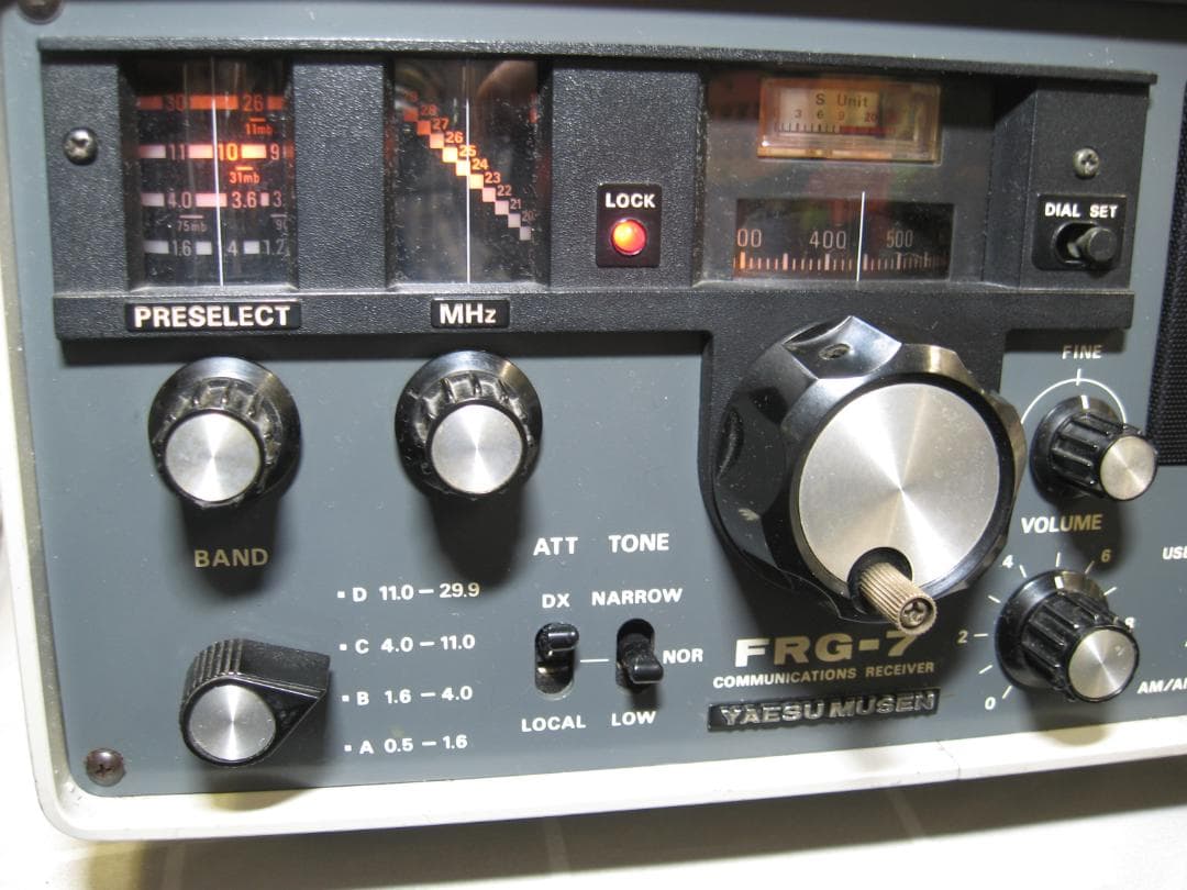 八重洲無線 コミュニケーションズレシーバー 受信機 FRG-7 動作品