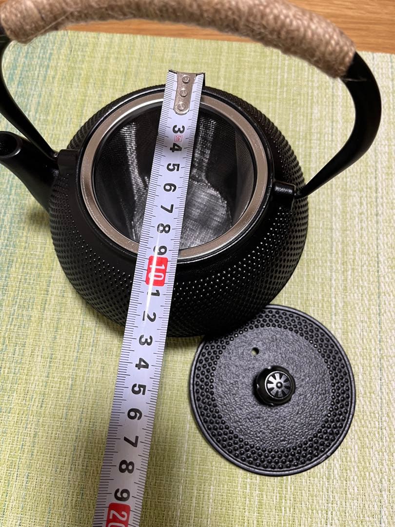 【未使用美品】南部鉄器0.6L急須　鐵瓶　釜敷付き　伝統工芸