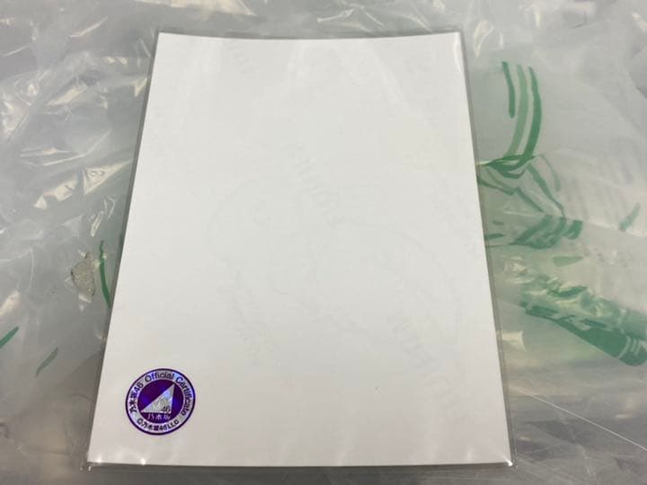 阪口珠美 しあわせの保護色 乃木坂46 生写真 表題 直筆サイン