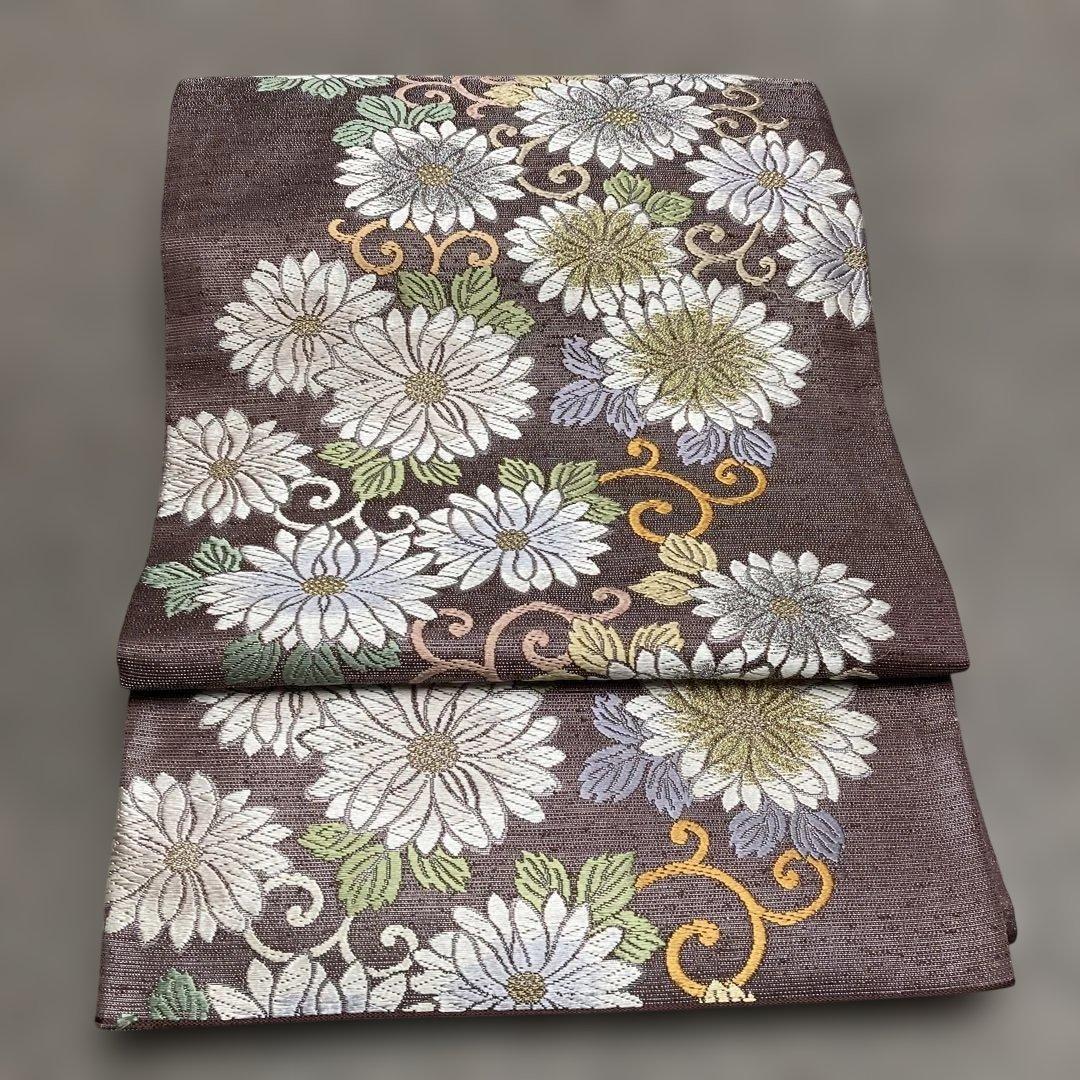 ⭐︎Yuu様⭐︎正絹袋帯　菊柄