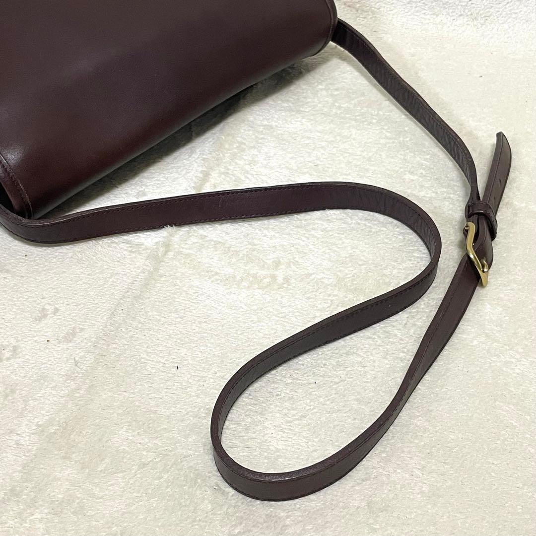 【極美品】 オールドコーチ シティバッグ ショルダー ターンロック チャーム