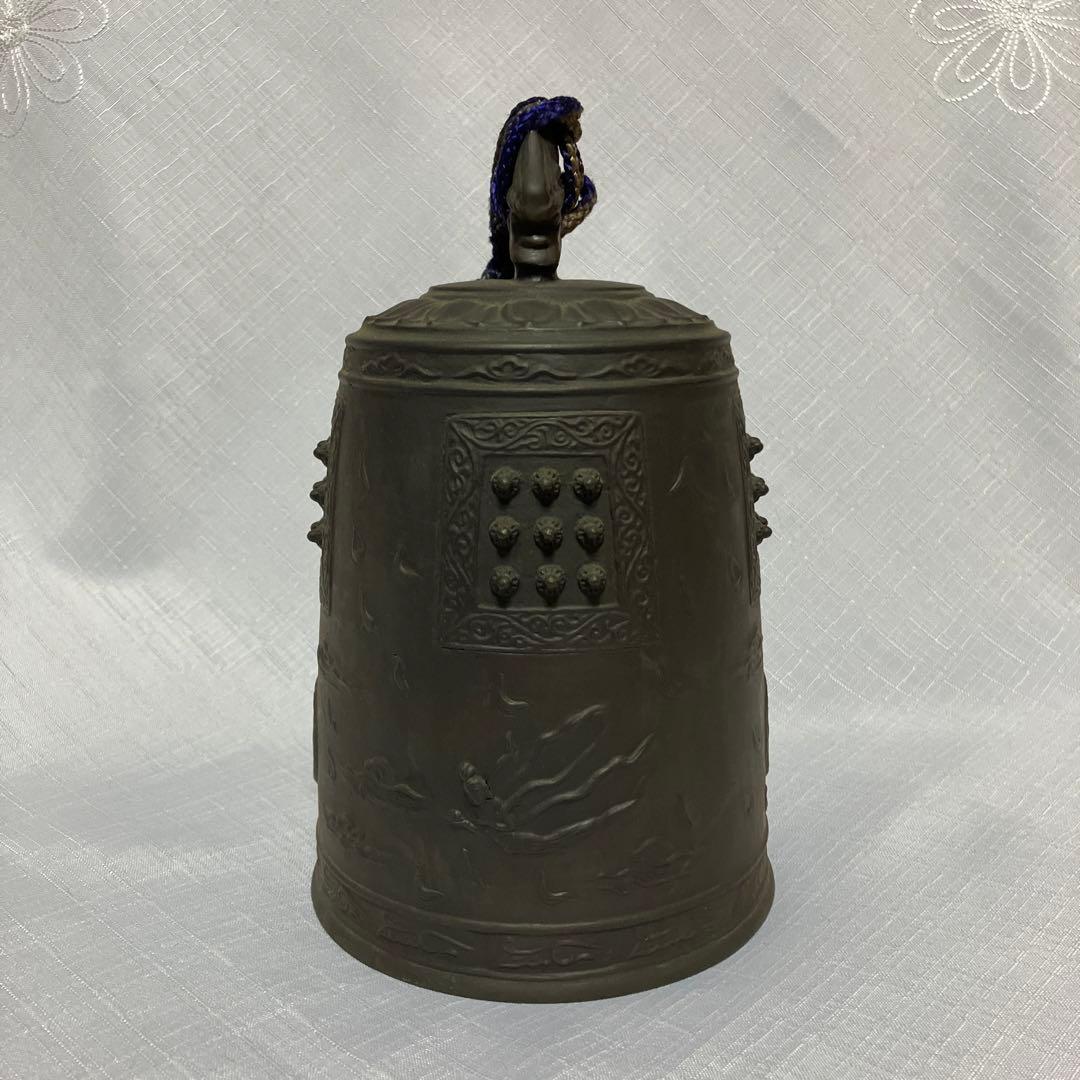 茶道具　砂張　喚鐘　一ノ瀬宗辰　と萩焼立鼓　蓋置