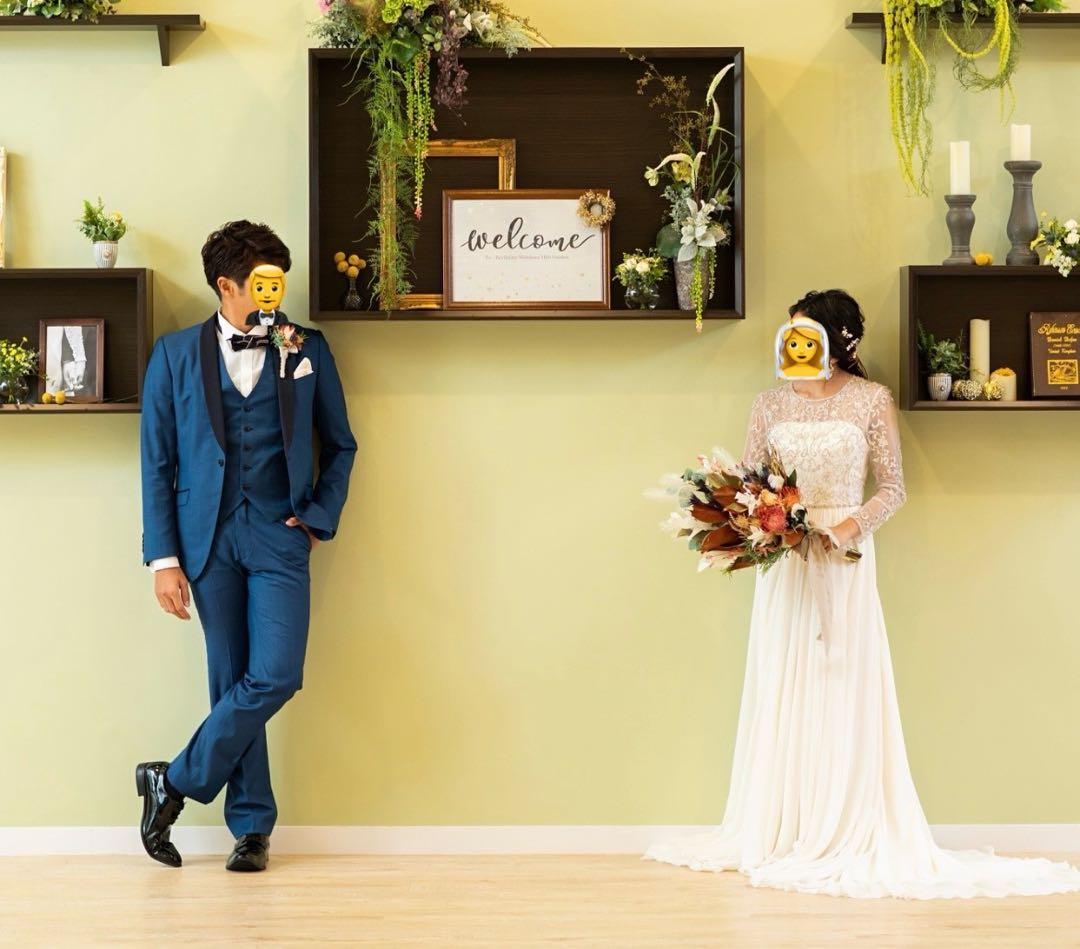 【最終値下げ】限定品　ホワイト レース 長袖 ウェディングドレス