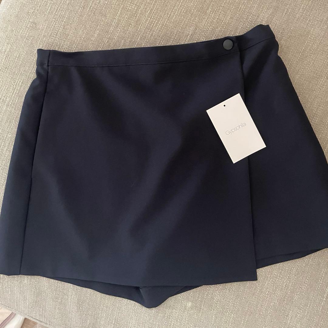 ジプソフィア gypsohila ネイビー ラップスタイルキュロット 新品未使用