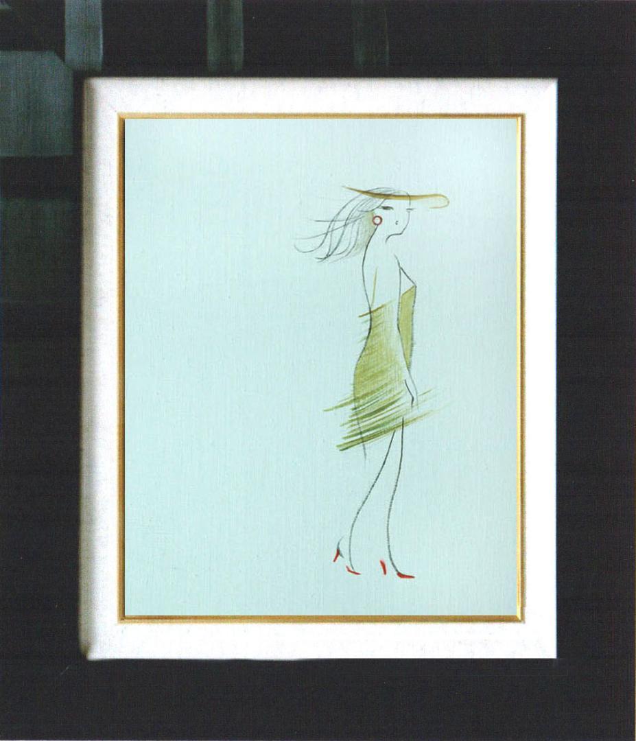 油絵 菅家令子 絵 絵画 インテリア F4-080314 人物 女性像