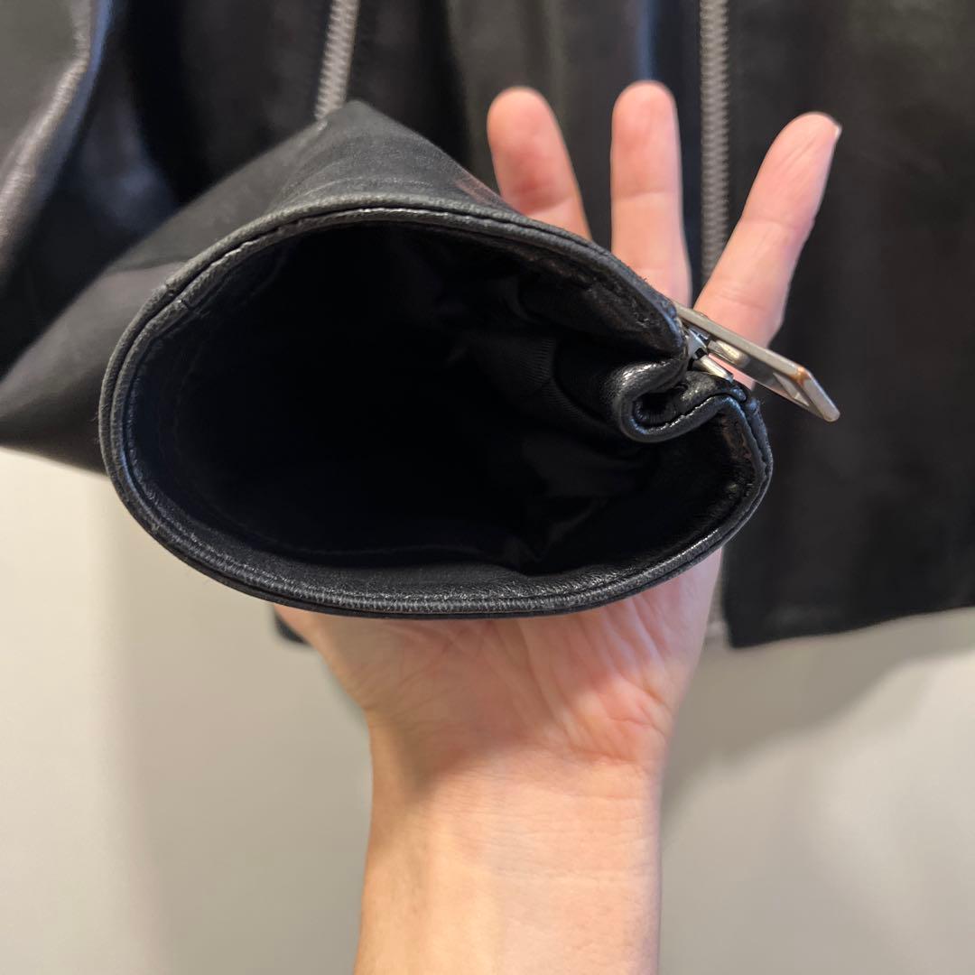 メゾンマルジェラ ハの字ライダース 18ss 5-ZIP JACKET 44