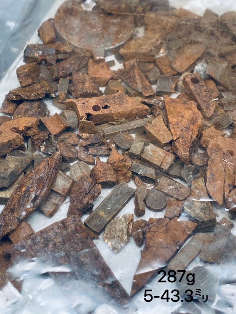 アルタイ隕石　ギベオン隕石　287g 5-43.3ミリ　隕石　鉄隕石