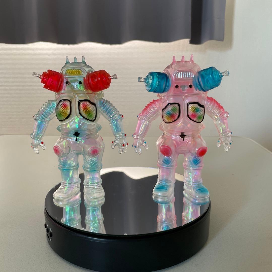 ブルマァク キングジョー クリア オーロラ　かき氷カラー　赤　青　夏休み　最安値