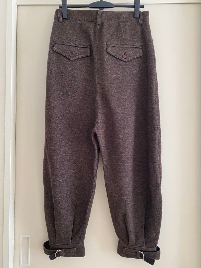 ヴィヴィアン ウエストウッド マン サルエル パンツ ウール ブラウン 44