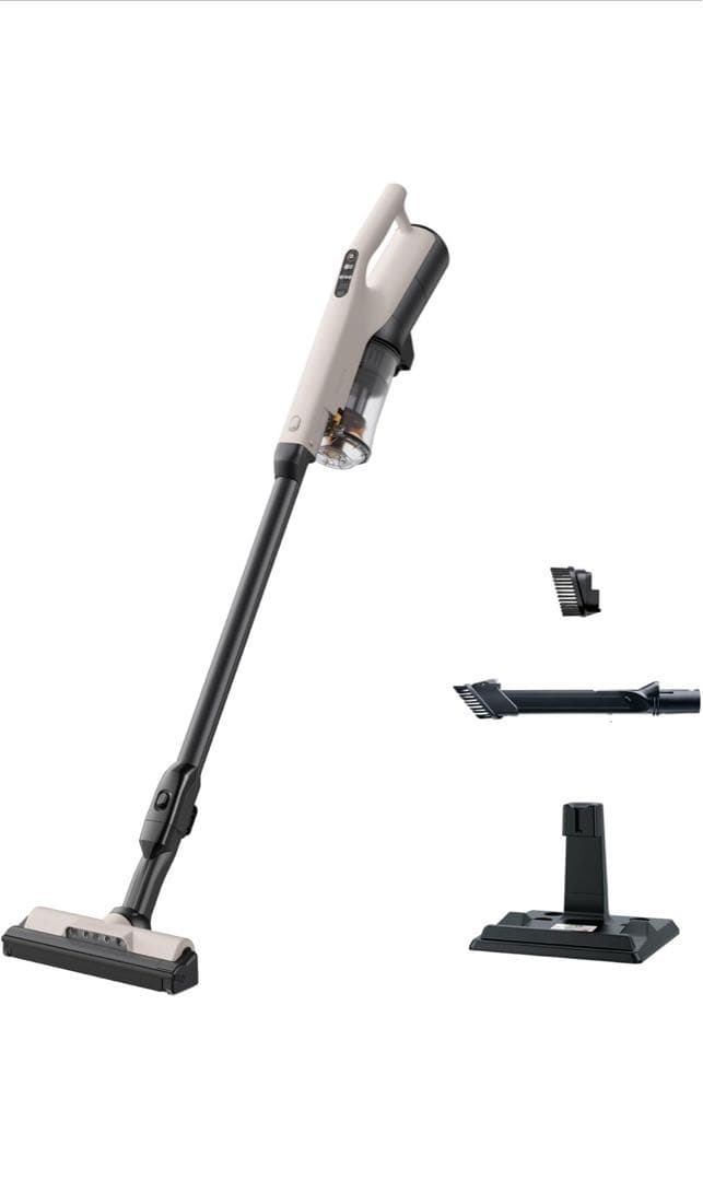 軽量スティッククリーナー 1.1kg ベージュ