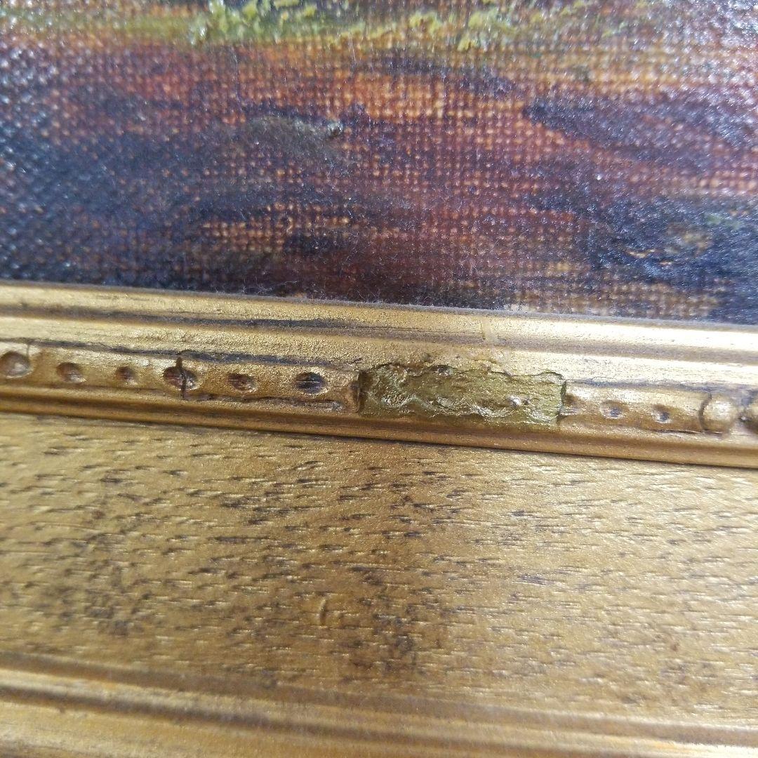 T.E. Breeres 風景画 油彩画