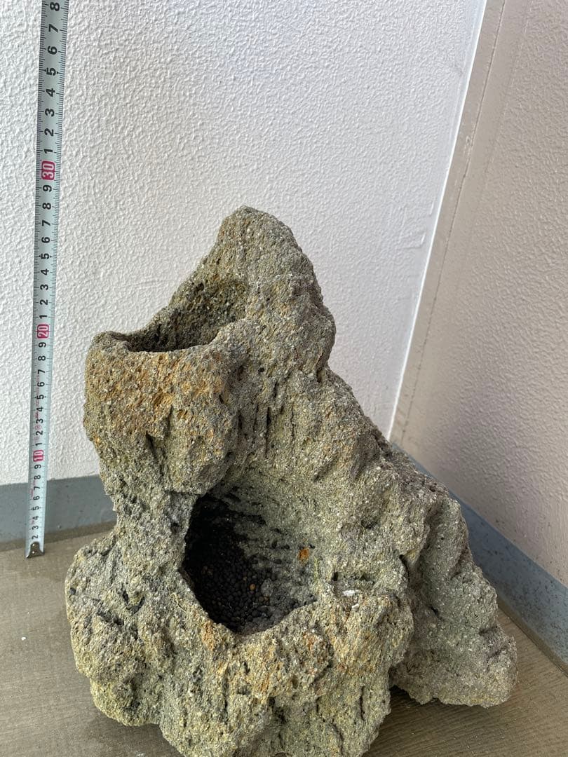 雲山石 水槽 レイアウト 溶岩石