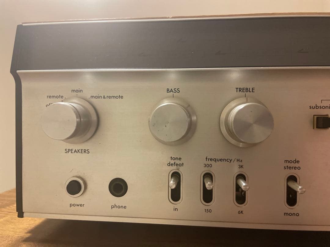 【ジャンク】LUXMAN L-606 プリメインアンプ ヴィンテージ