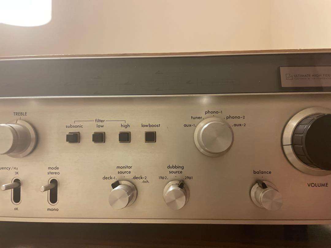 【ジャンク】LUXMAN L-606 プリメインアンプ ヴィンテージ