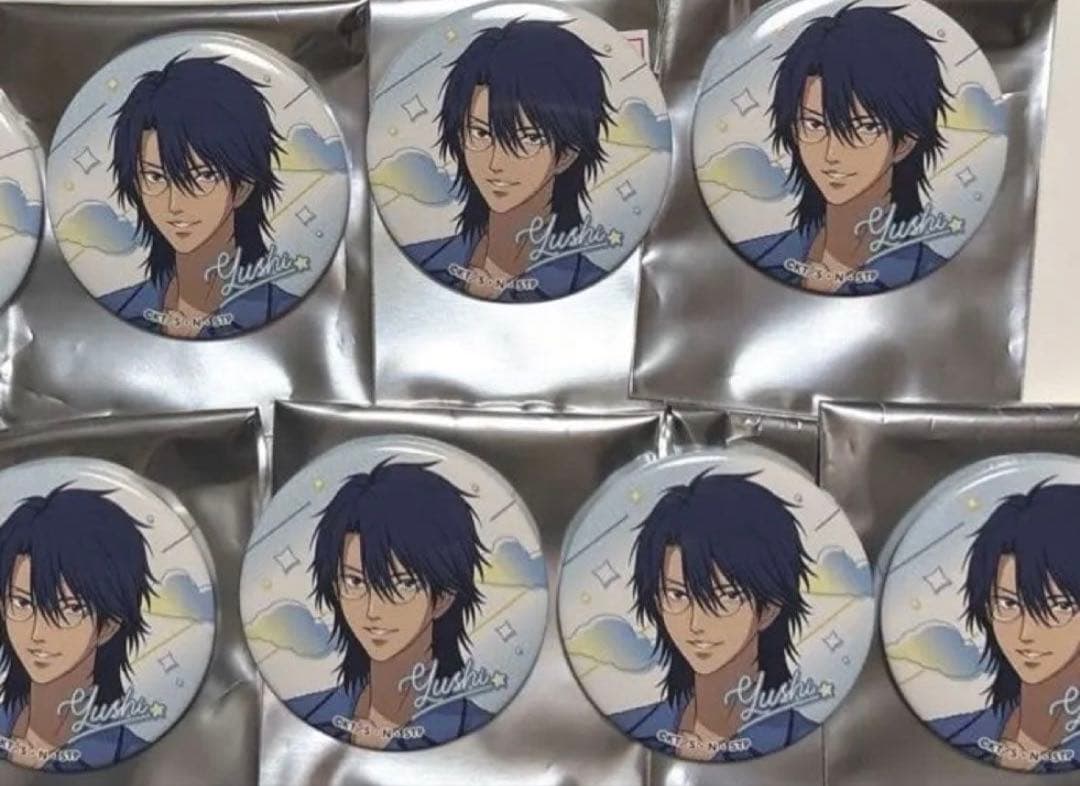 新テニスの王子様 テニプリ ドンキホーテコラボ 缶バッジ 忍足侑士 7点セット