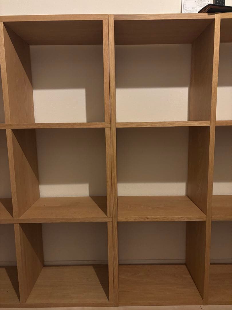 無印良品　スタッキングシェルフ　３段×３列