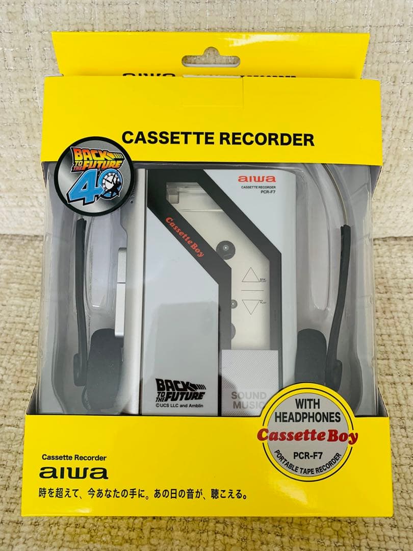 ☆ドンキコラボ☆バックトゥザフューチャー　ポータブルカセットプレーヤー　BTTF