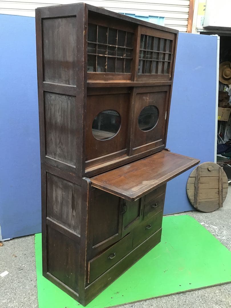 ⚠️注意⚠️直接引取限定　昭和レトロ　木製食器棚