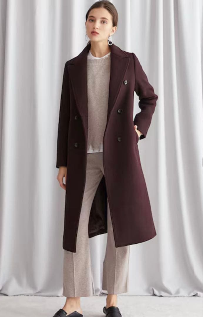 【STUDIOUS】ダブルブレストロングチェスターコート