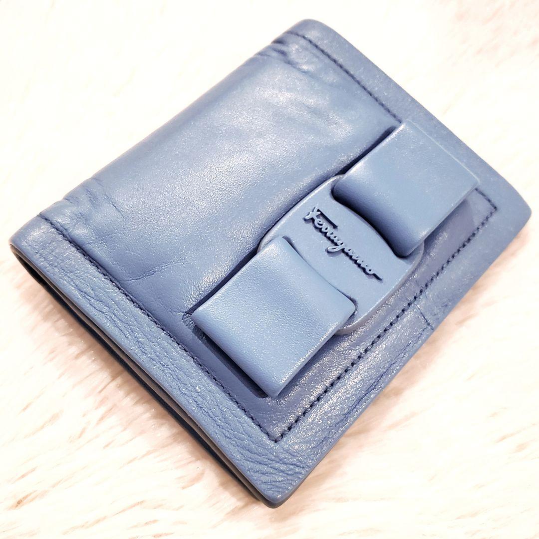 SALVATORE FERRAGAMO　2つ折り財布　VIVA BOW　ヴァラ