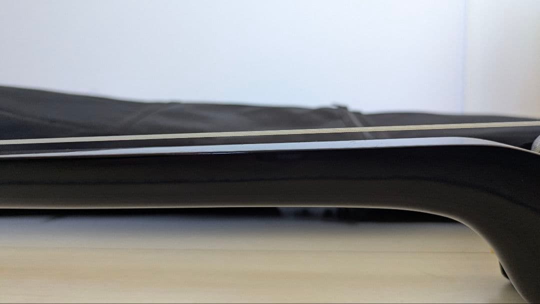 三線本体 ヘビ革模様 ケース付き