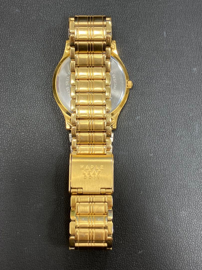 【ELGIN】カナダメイプルリーフデザイン 腕時計