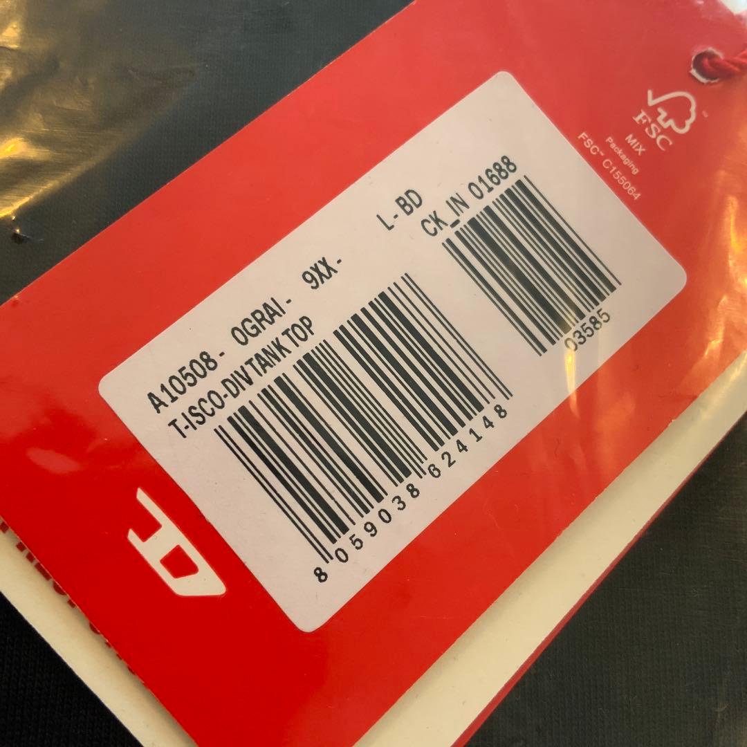 ラスト１点　DIESEL　T-ISCO-DIV　Ａ10508　L　ロゴ