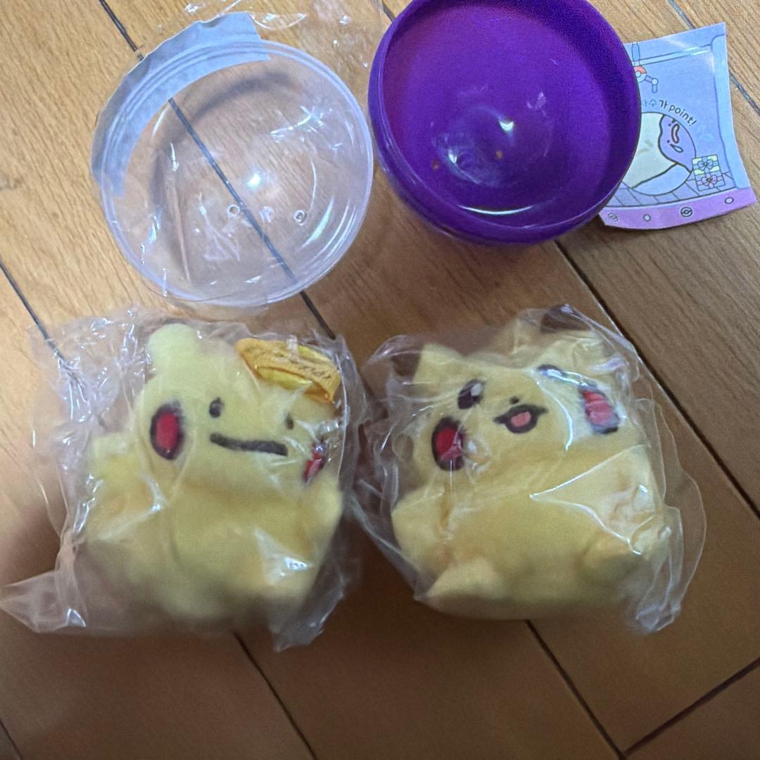 韓国限定 ポケモン ピカチュウ ぬいぐるみ メタモンは変身中