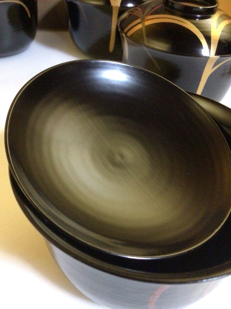 可愛い形のお椀５客セット 共箱付き