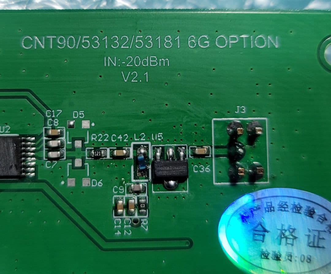 HP/Agilent 53131A/53181A OPT.6GHzモジュール