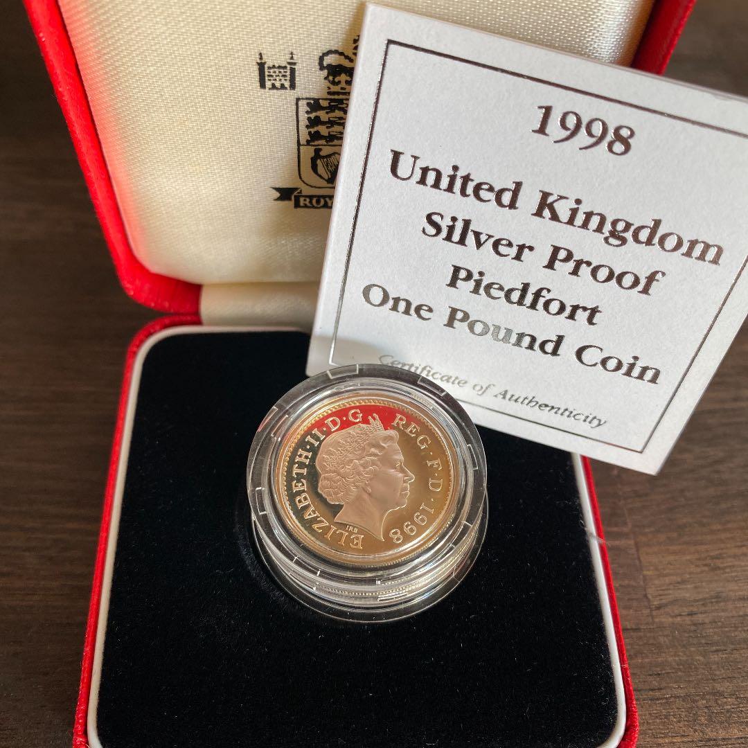 イギリス　1ポンド ピエフォー　1998年