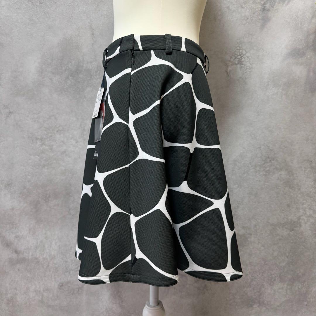 【新品未使用】ランバンスポール　スカート ジラフ柄カーキ ゴルフウェア