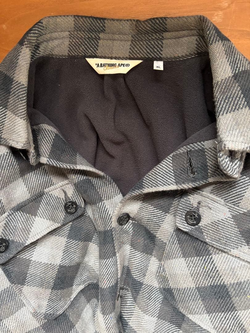 A BATHING APE シャツジャケット　ＸＬサイズ