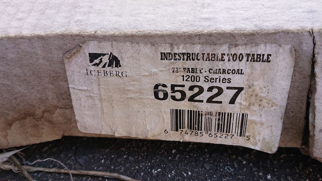 米軍放出 ICE BERG Indestruc Table テーブル ラスト1