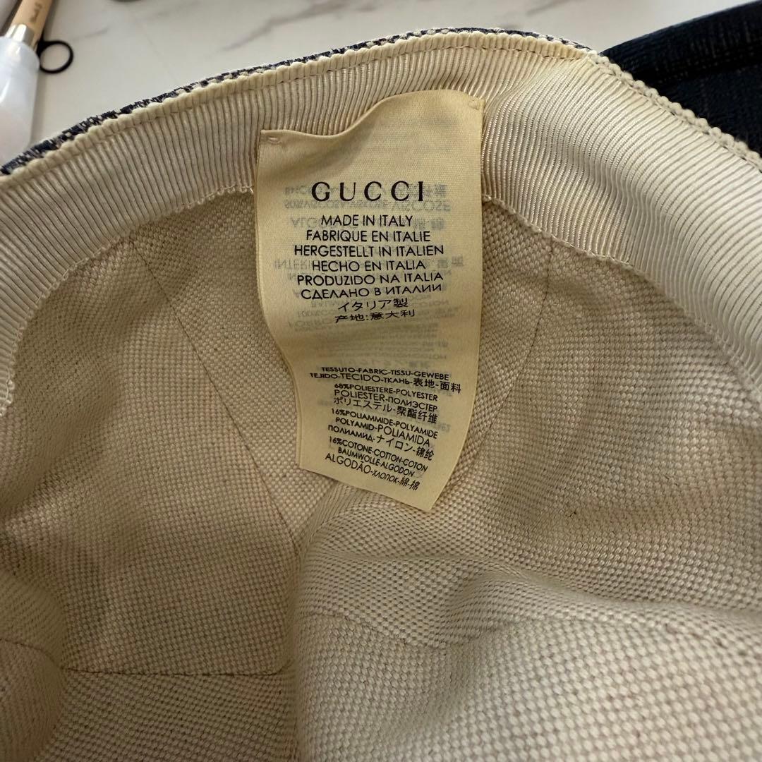GUCCI グッチ GGキャンバス キャップ S52cm