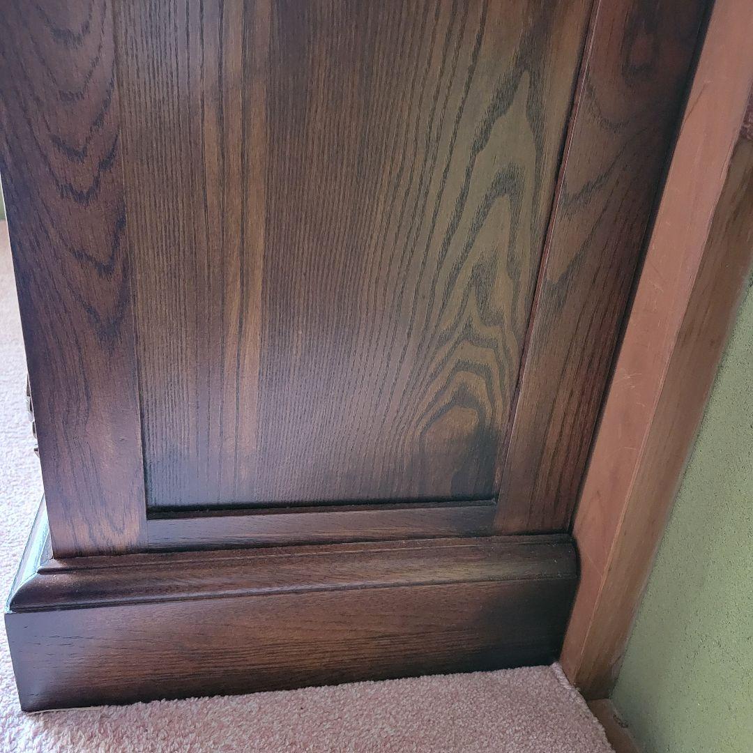 葉山家具木製ガラス扉キャビネット