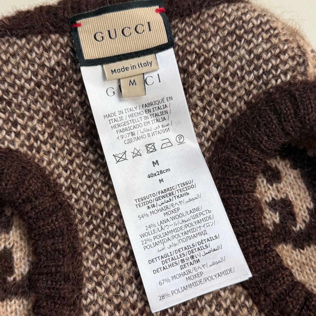 未使用級✨グッチ✨GUCCI✨インターロッキング　ペットセーター　ブラウン　M