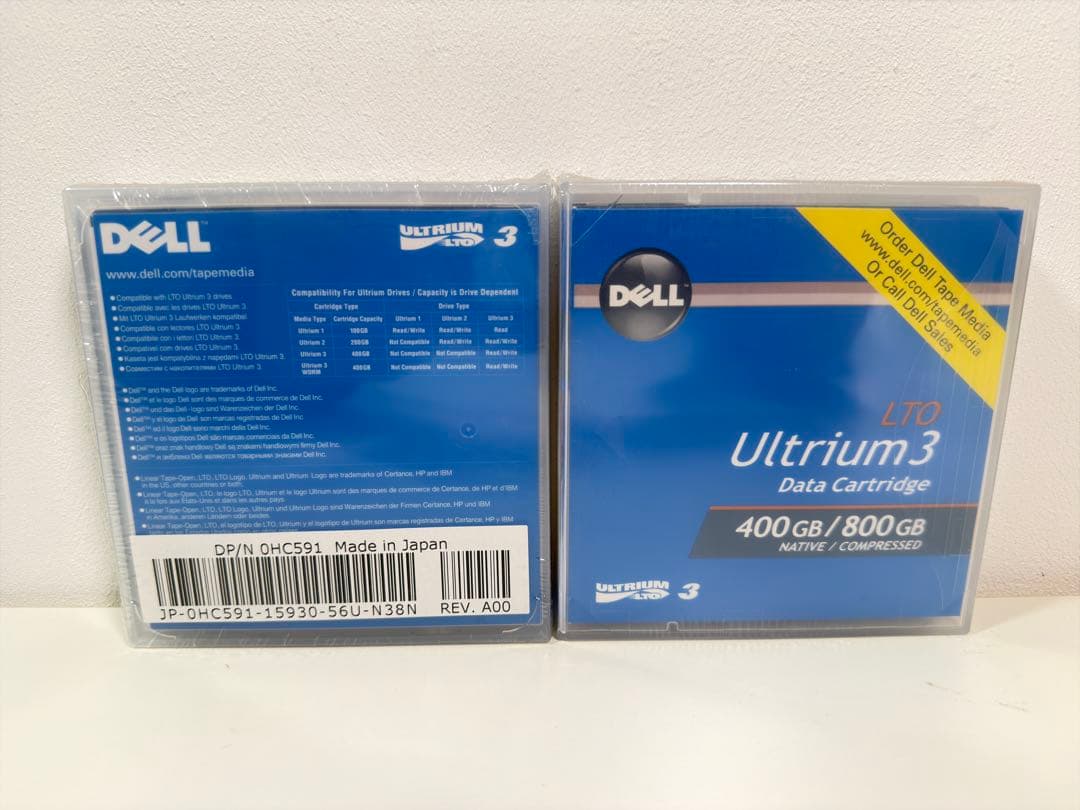 DELL LTO-3 Ultrium-3 10巻セット