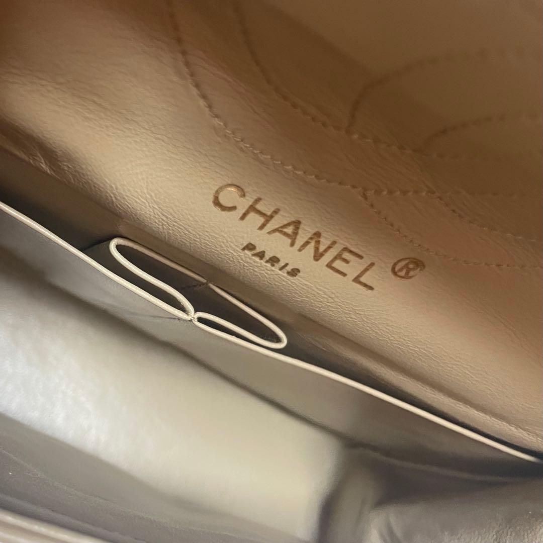 CHANEL マトラッセ ダブルフラップ Wチェーン チェーンショルダーバッグ