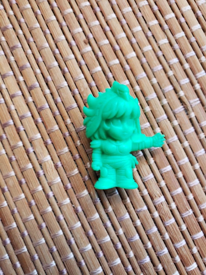 聖闘士星矢消しゴム　SDセイントパラダイス　マリン　魔鈴　緑　キン消し