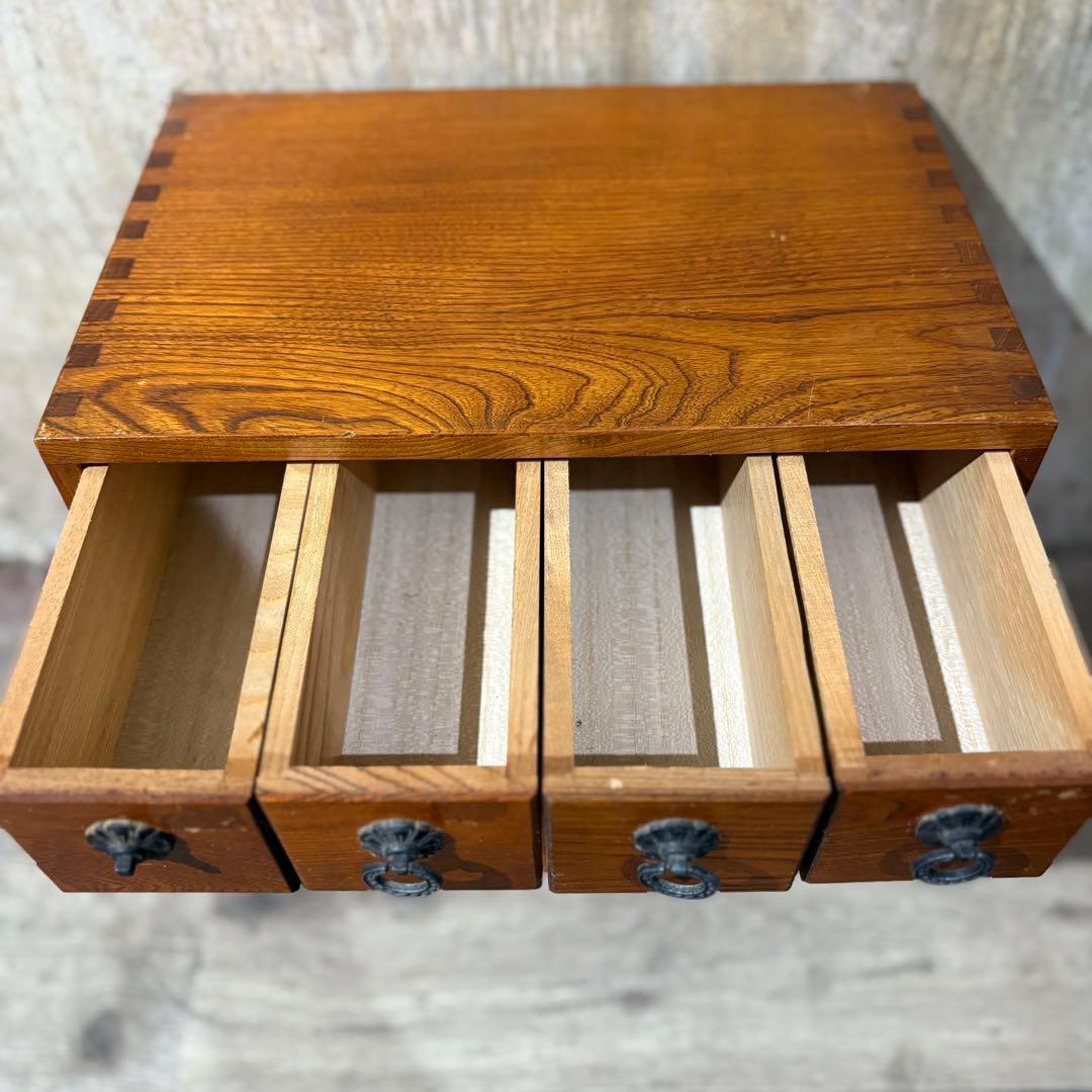 薬箪笥　小抽斗　小引き出し　9杯　ヴィンテージ　現状品