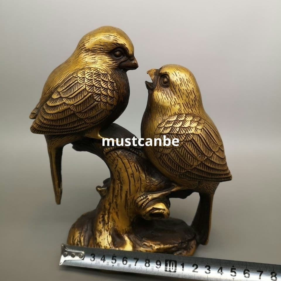 銅 双喜臨門 客間 茶室 書斎 装飾品 工芸品 置物