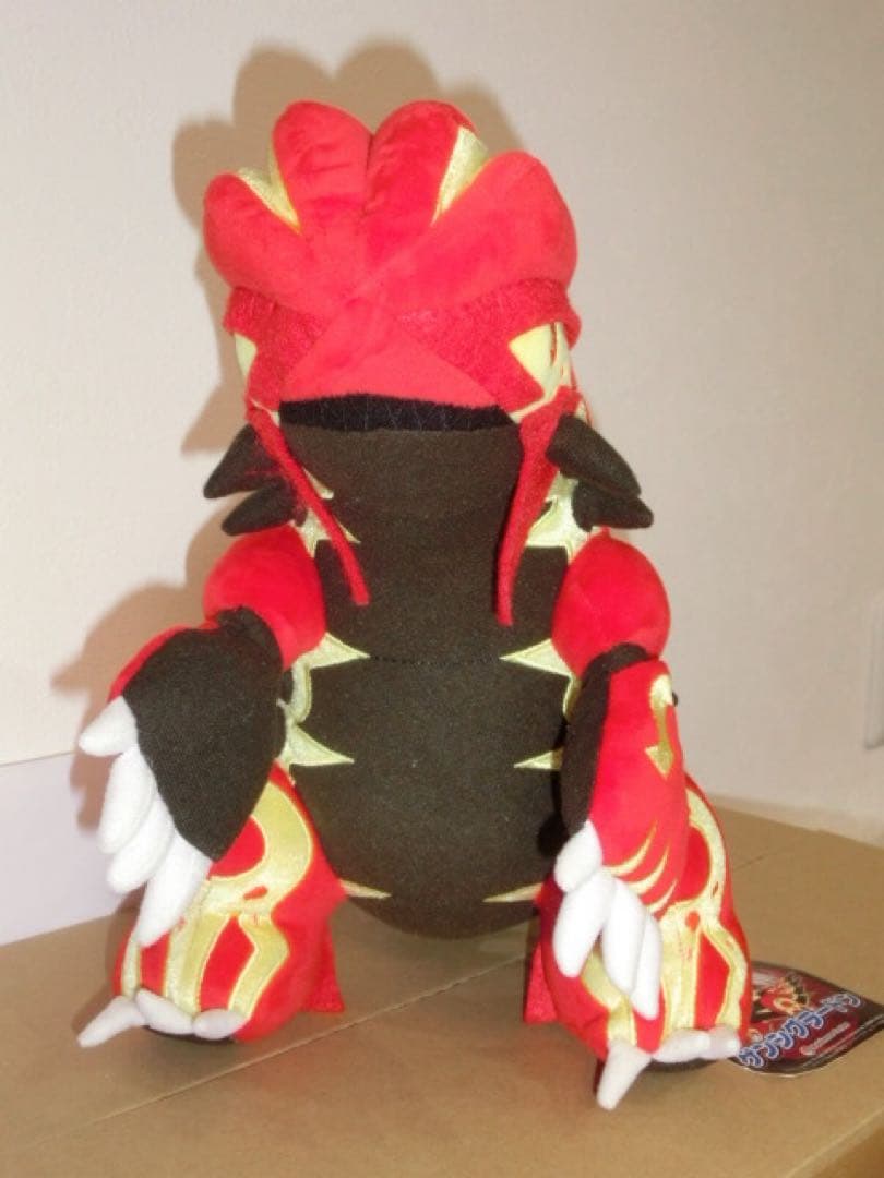 2014ポケモンセンター　ゲンシグラードン ぬいぐるみタグ付き