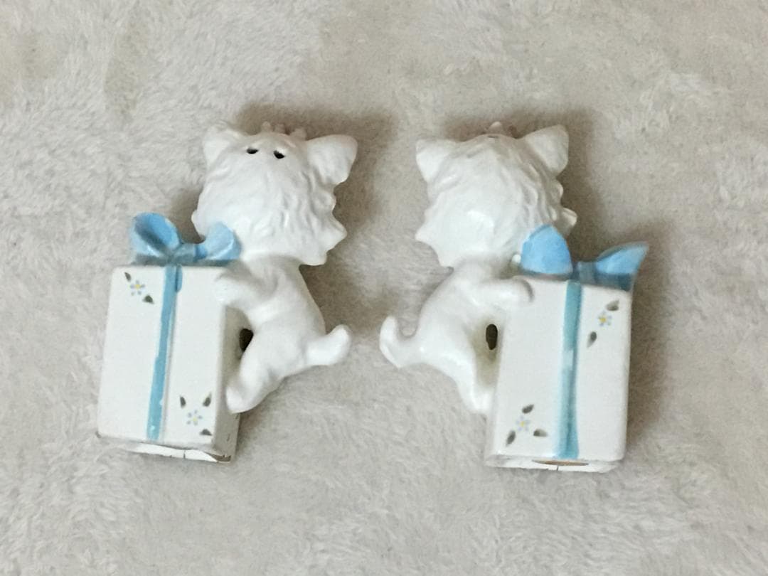 レア ヴィンテージ Lefton 陶器 ソルト＆ペッパー ネコ 美品